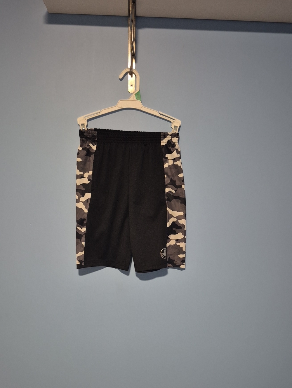 Body Glove Black Shorts with Gray Camo Side Panels